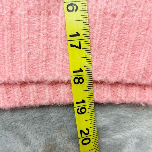 Free People Bradley Sweater Womens S Bubblegum Pink Crop Boxy Boho NWT $128 - Picture 9 of 9